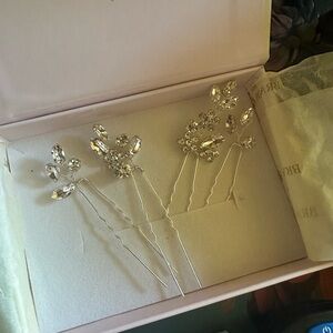 Jay Kay Bridal Rhinestone Hair Pins